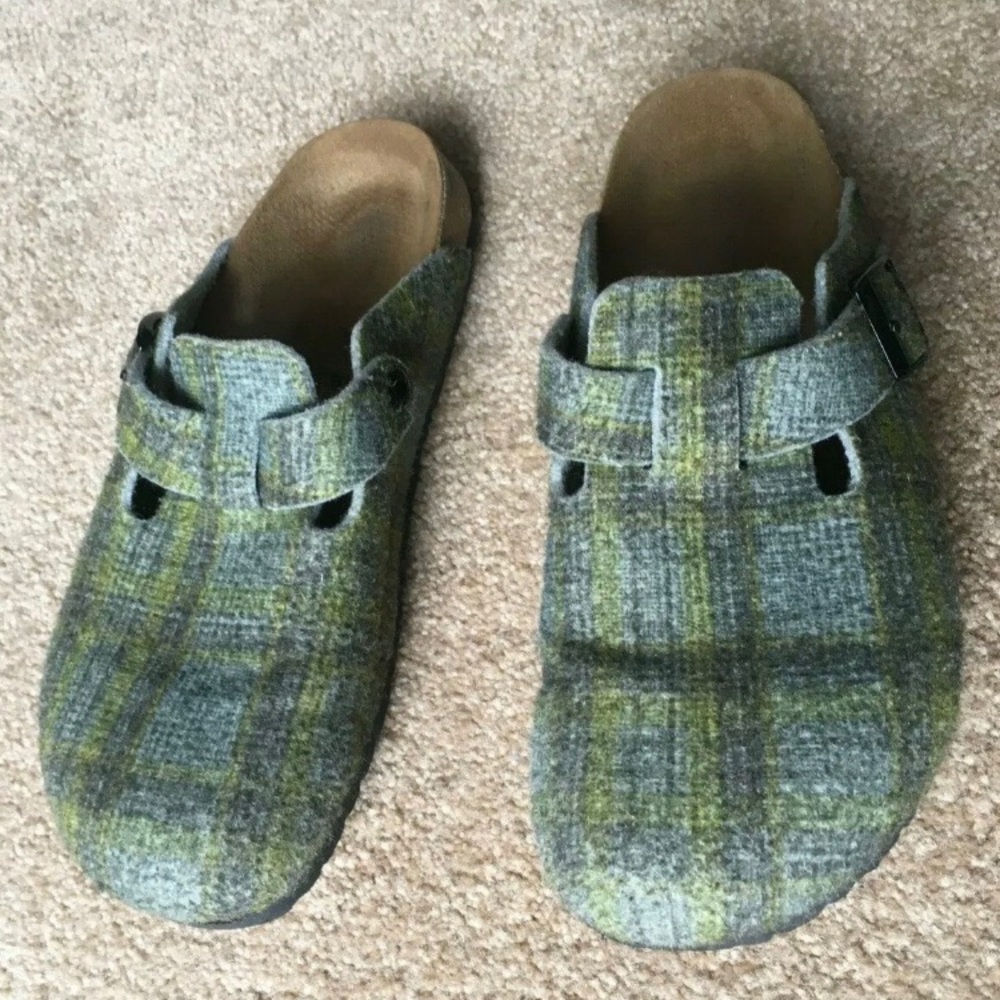 Birkenstock PAPILLO PLAID WOOL Clog EU 41 US 10/11